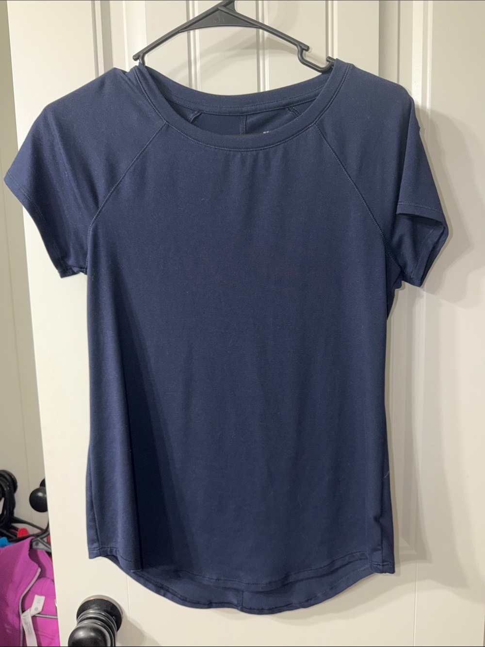 all in motion Navy Short-Sleeve Crew Performance Tee